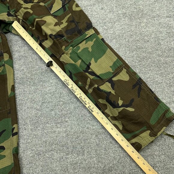 Trousers Hot Weather Woodland Camouflage Pattern Combat Pants Small Short - Picture 9 of 10